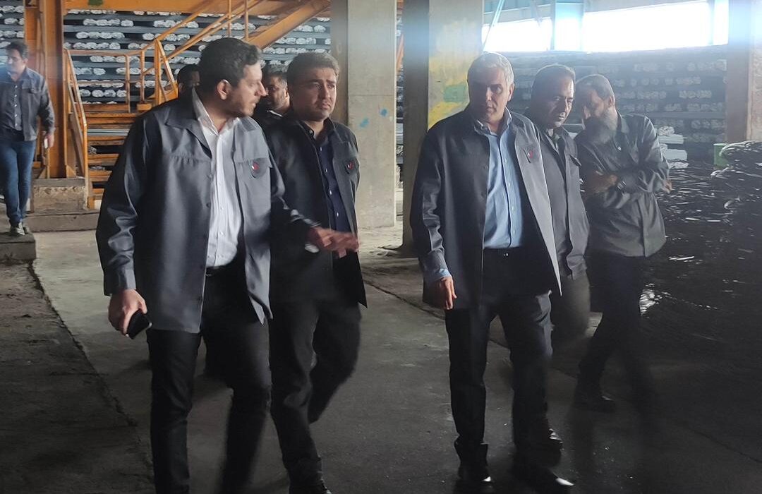 بازدید عضو هیئت مدیره هلدینگ کاوه پارس از کارخانه فولاد کاوه اروند